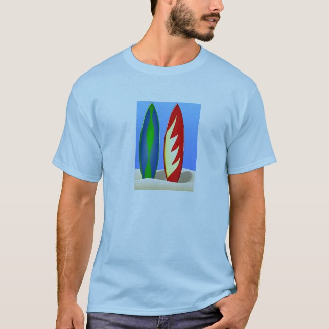 T-shirt Surfboards surf rétro (Devant)