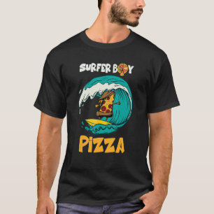 T-shirt Surfer Boy Pour Qui Aime Surfer Et Manger Pizzas S