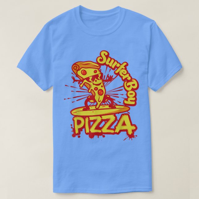 T-shirt Surfer Chemise Rétro Pizza Boy 30855340 (Design devant)
