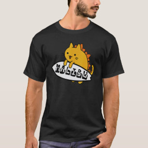 T-shirt Surfer chevauche les vagues catzilla Malibu