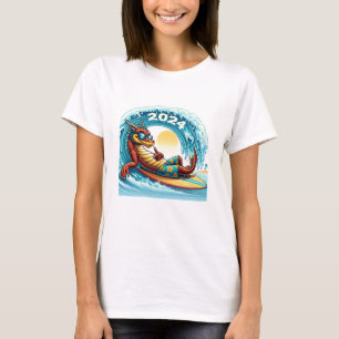 T-shirt surfer dans l'année du dragon