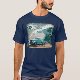 T-shirt surfer de hot rod