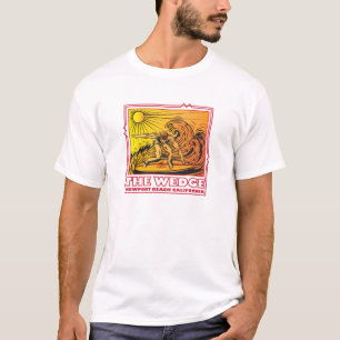 T-SHIRT SURFER DE LA CALIFORNIE DE CALE