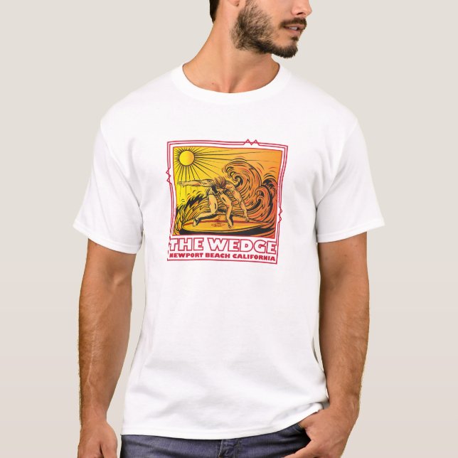 T-SHIRT SURFER DE LA CALIFORNIE DE CALE (Devant)