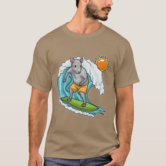 T-shirt Surfer d'été (Devant)