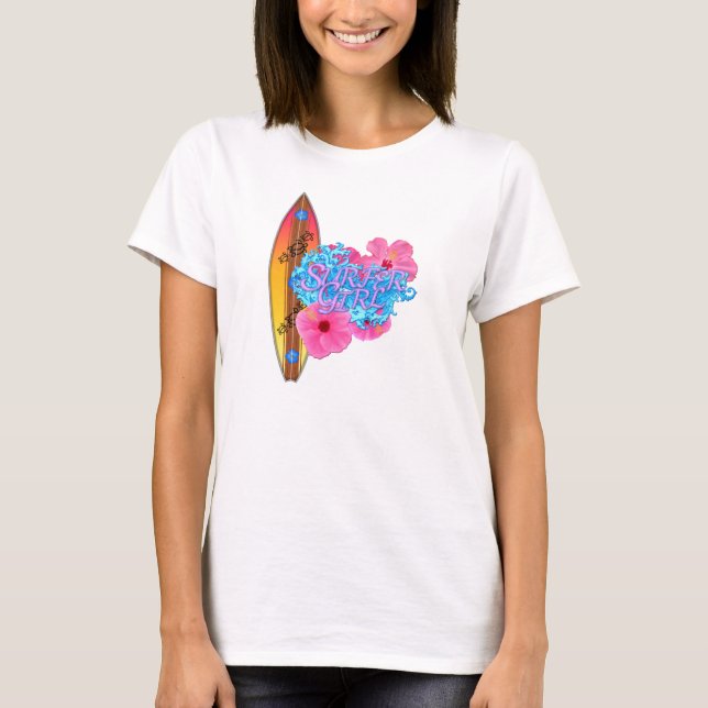 T-shirt Surfer Girl (Devant)