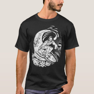 T-shirt Surfer Jésus Vintage désorganisé