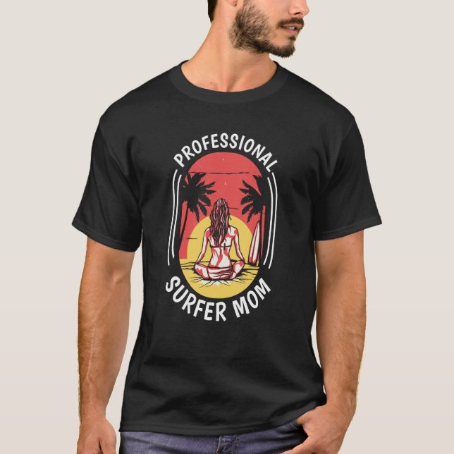 T-shirt Surfer Mère Surfrider Waves Surfboard Surfboard M (Devant)