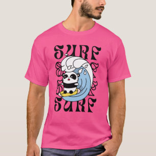 T-shirt Surfer Panda