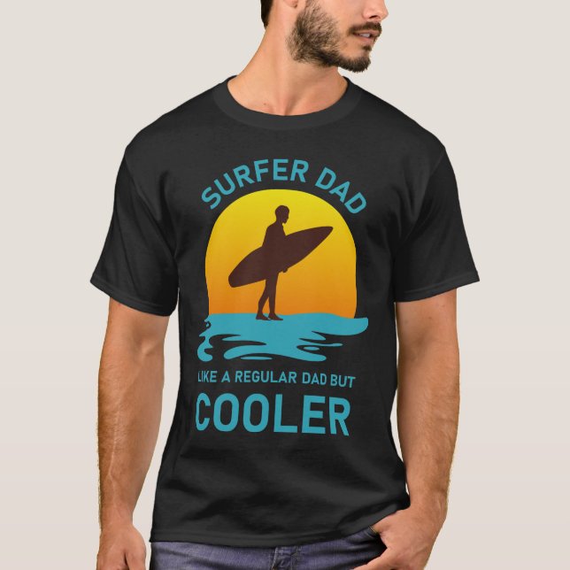 T-shirt Surfer papa - Surf (Devant)