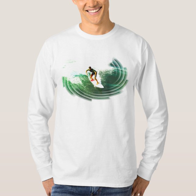 T-shirt Surfer personnalisé Modèle tendance Élégant modern (Devant)