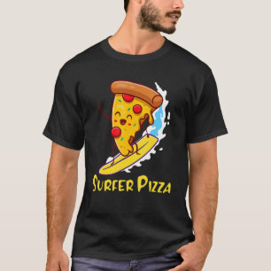 T-shirt Surfer Pizza Surfer Boy Near Me Cool Surfer Boy