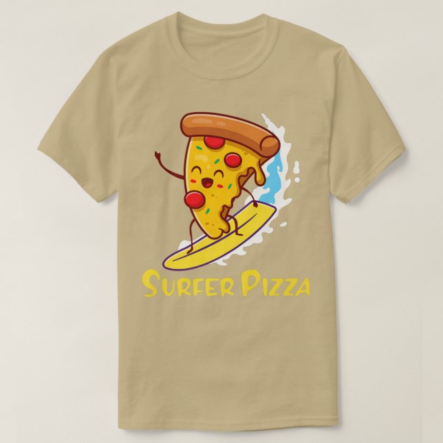 T-shirt Surfer Pizzasurfer Boy Near Me Cool Surfer Boy 307 (Design devant)