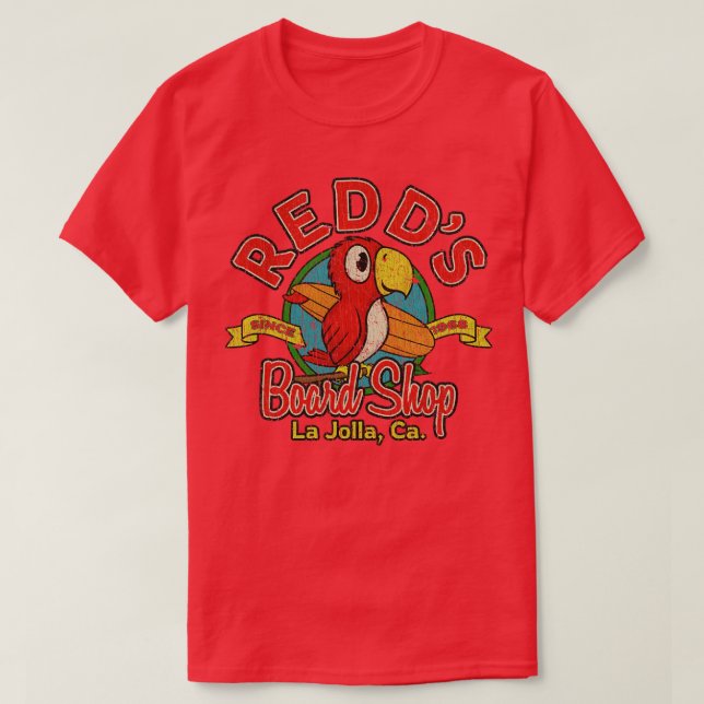 T-shirt Surfer Redds Board Shop 1968 (Design devant)