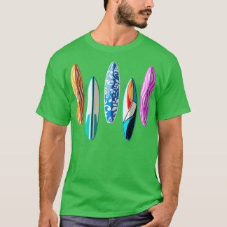 T-shirt Surfer Retro Surboard