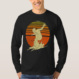 T-shirt Surfer Rétro Surfboard Eau Sport Vagues Surf 1