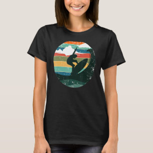 T-shirt Surfer Surf Ride Vave Vintage Retro Beach Summe