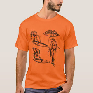 T-shirt Surfers Conception Surf Vintage