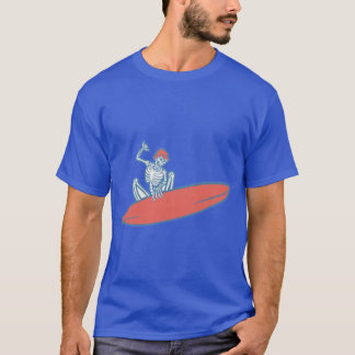 T-shirt Surfeur squelette