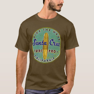 T-shirt Surfeurs Père Noël Cruz Vintage Retro déçus