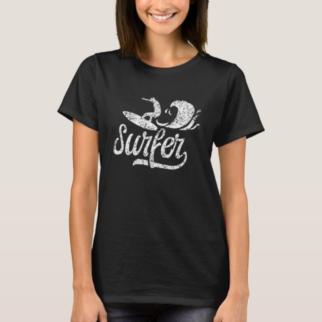 T-shirt Surfeurs Surfeurs Surf Surf Surfboard (Devant)
