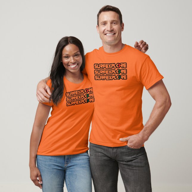 T-shirt surfEXPLORE + Bella Canvas Coton biologique (Unisexe)