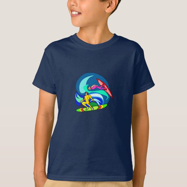 T-shirt Surfez la vague - (Devant)