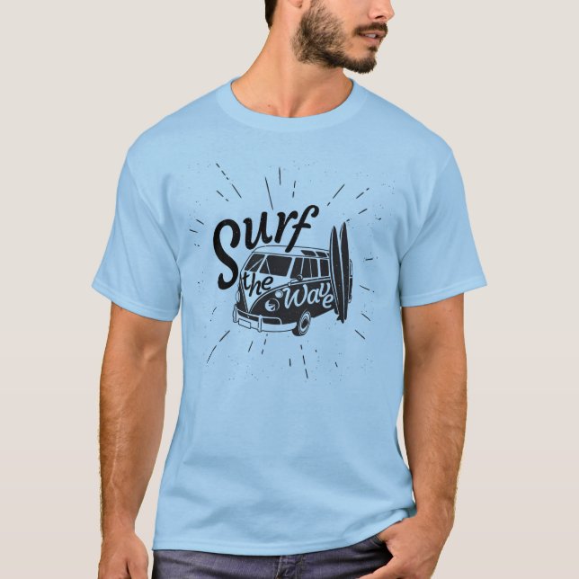 T-shirt Surfez la vague (Devant)