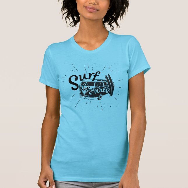 T-shirt Surfez la vague (Devant)