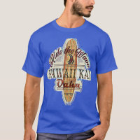 Surfing Surfboard Distressed Longboard Hawaii Kai