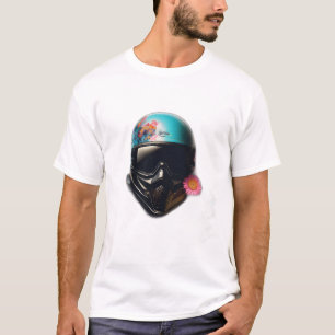 T-shirt "Surfing the Streets : A Hippie Biker's Vibe"