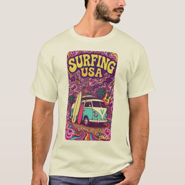 T-Shirt Surfing USA (Devant)