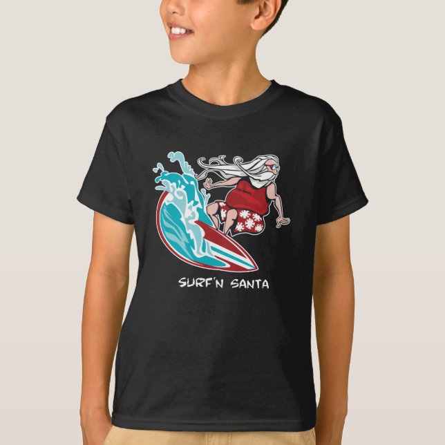 T-shirt Surf'n Père Noël (Devant)