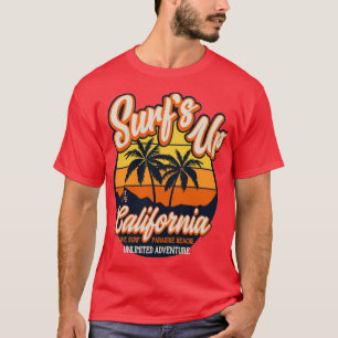 T-shirt Surfs up aventure illimitée californie