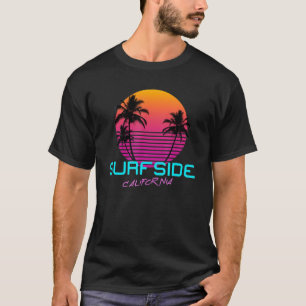 T-shirt Surfside California Retro 80s