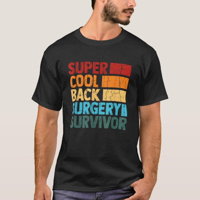 T-shirt Surgère du dos Survivant Funny Scoliosis Graphe de (Devant)