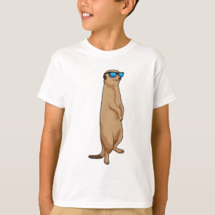 T-shirt Suricate avec des lunettes de soleil