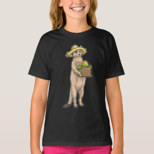 T-shirt Suricate de Pâques œuf de Pâques Fermier