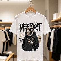 Suricate Reste Alerte – Art Animalier de Streetwea