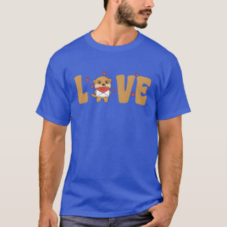 T-shirt Suricates pour la Saint-Valentin Animaux mignons a