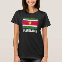 Suriname Drapeau Soutien Surinamais Personnes Femm