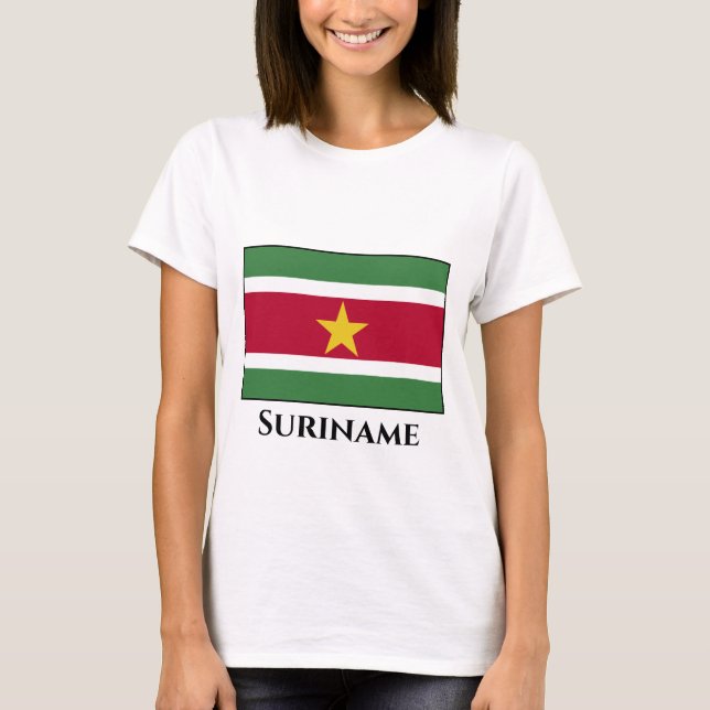 T-shirt Suriname Flag (Devant)