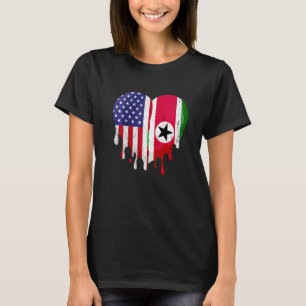 T-shirt Suriname Patriot Américain Cultivé Pays Fondu Il
