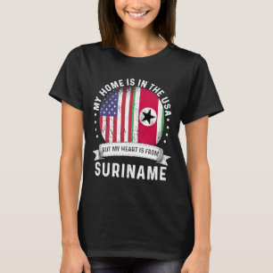 T-shirt Suriname Patriot Américain Grace Fier Accueil USA