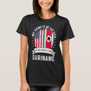 T-shirt Suriname Patriot Américain Grace Fier Accueil USA