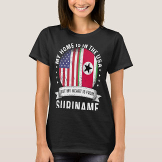 T-shirt Suriname Patriot Américain Grace Fier Accueil USA