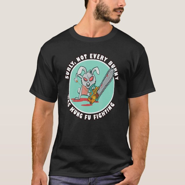 T-shirt Surly Pas Tous Les Lapins N'Étaient Kung Fu Chains (Devant)