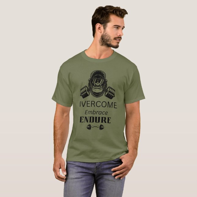 T-shirt Surmonter Embrasser Endurer (Devant entier)