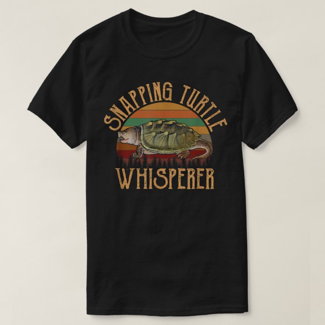 T-shirt Surmonter la tourte de serpentin Whisperer Snappi (Design devant)