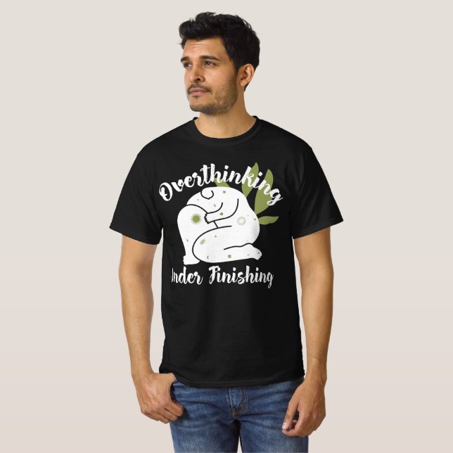 T-shirt Surpensée Sous-réalisation Chaos Créatif de Loisir (Devant entier)